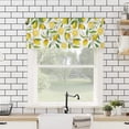 thumbnail image 4 of Rdsfhsp Yellow Lemon Rod Pocket Polyester Valance Curtain for Living Room Kitchen Decor 54x18 inch, 4 of 5