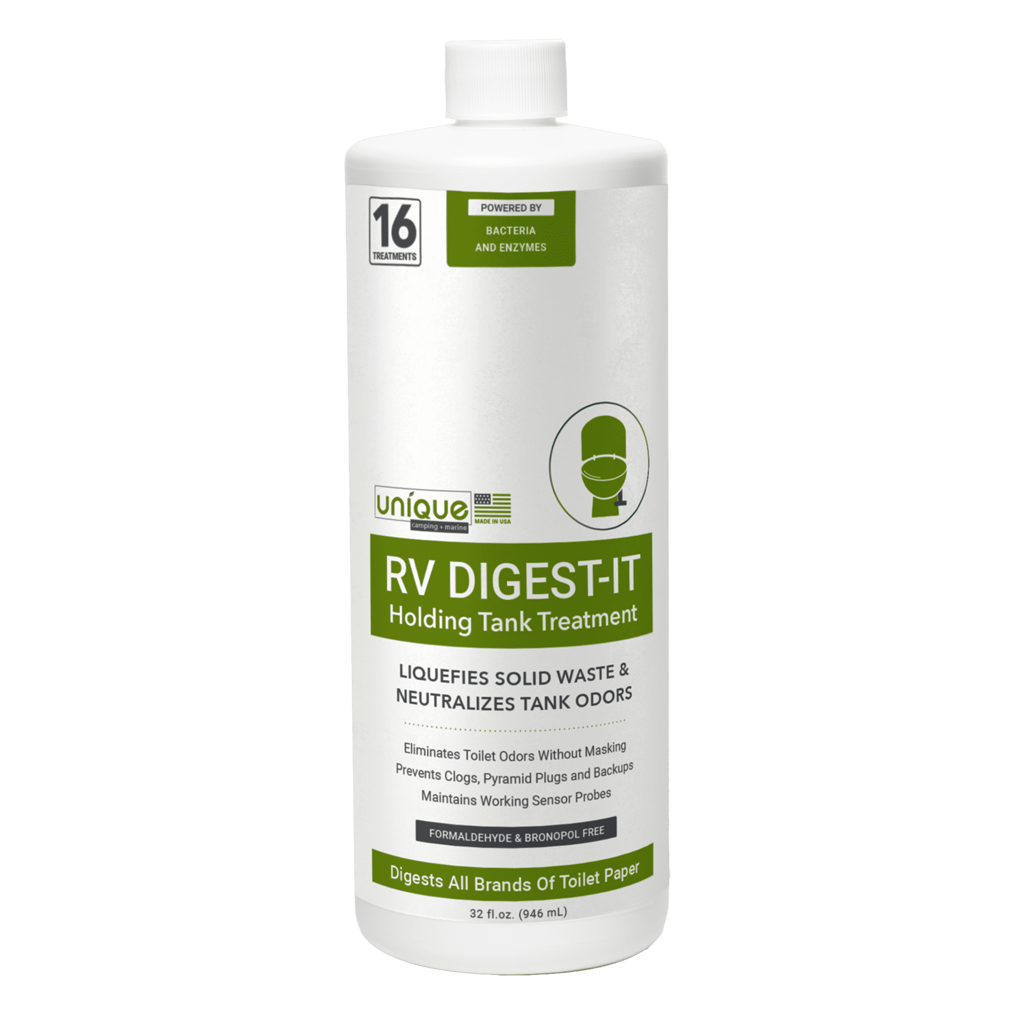 Unique RV DigestIt Black Water RV Holding Tank Treatment