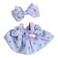 thumbnail image 4 of Falda con tirantes para muñeca de peluche, ropa de juego de simulación, falda con tirantes para muñeca de 7,87'' violeta, 4 of 9