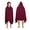Burgundy-1 Pack Hooded Towel, variant on Black 2 Pack Bath Sheet, Ultra Soft Cotton Towel for Bathroom Spa Gym Travel