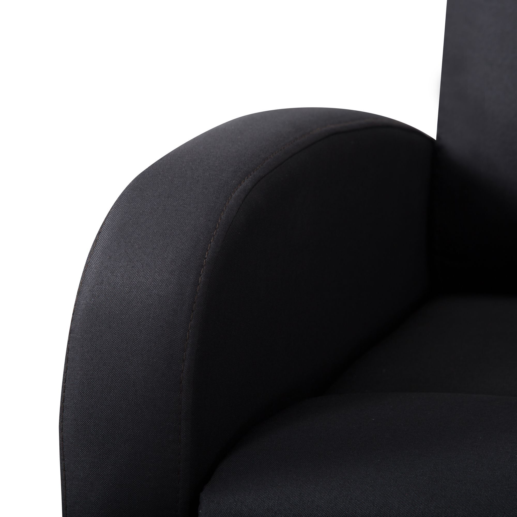 Aukfa 59.4" Recliner Loveseat, Manual Recling Sofa with Storage Console and Cup Holder for Living Room, Black