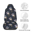 thumbnail image 4 of Honeii Astronaut Surfing Print Car Seat Cover,Car Interior Covers,Universal Fit Seat Protector, Compatible with Most Cars, SUVs, Trucks, and Vans, 4 of 5