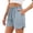 r-1369Blue333, variant on MEZZALL Women Casual Summer Shorts With Drawstring Waist Pockets Elastic Comfortable Loose Fit Solid Color Basic Shorts Classic Daily Bottoms