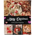 thumbnail image 6 of Custom Blanket with Photos Text Customized Blanket Personalized 7-Photo Collage Memorial Gifts Christmas Birthday Blankets for Family Friends Pets Mom Dad Wife Husband, 6 of 6