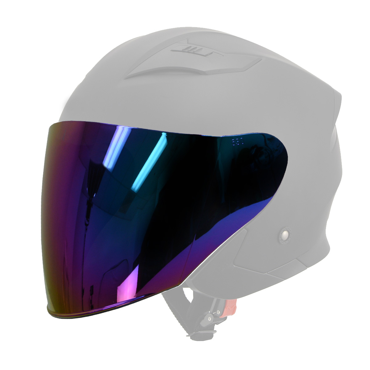 Milwaukee Helmets MPH9826 Rainbow Replacement Shield for MPH981X 3/4