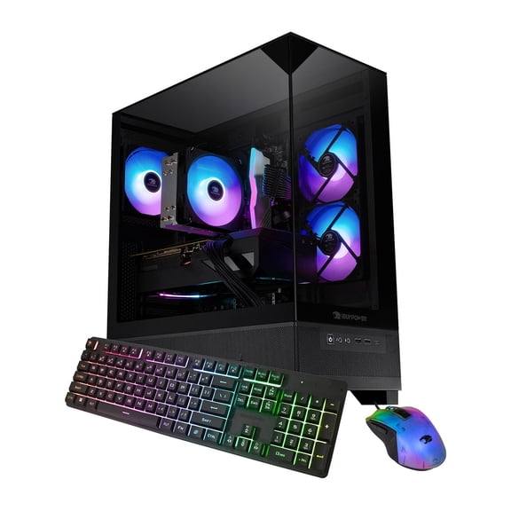 Pre-Owned iBUYPOWER ESA5R96XT01 Ryzen 5 8400F 4.2GHz AMD Radeon RX 9060XT 8GB 16GB RAM 1TB SSD Win 11 Home Black