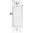 thumbnail image 3 of Leviton 5613-2W 15 Amp, 120/277 Volt, Decora Rocker Lighted Handle, Illuminated Off 3-Way AC Quiet Switch, Residential Grade, Grounding, White, 3 of 3
