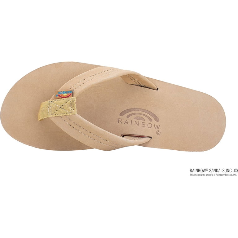 Rainbow Mens Single Layer Premier Leather with Arch Support