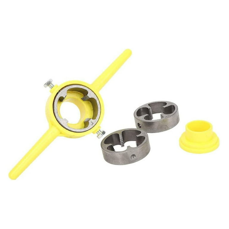 Pipe Thread Cutting Tool PVC Thread Maker NPT Round Tool Set Pipe