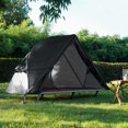thumbnail image 4 of Campaña Plegable Hugtrwg para Una Sola Pesca Viajes Senderismo Negro, 4 of 9