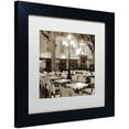 thumbnail image 2 of Trademark Fine Art "Cote d'Azur Cafe I" Canvas Art by Alan Blaustein, White Matte, Black Frame, 2 of 4