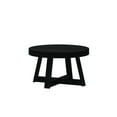 thumbnail image 5 of Plank+Beam Classic Solid Wood Round Coffee Table, 30" Farmhouse Table for Living Room, 5 of 9