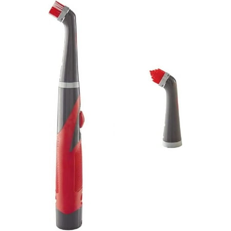 Rubbermaid Power Scrubber with 1 All-Purpose Scrubbing Head and 1 Grout Scrubbing Head