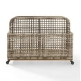 thumbnail image 6 of Crosley Furniture Ridley Wicker Outdoor Storage Pool Caddy for Toys, Floats, Patio Furniture Cushions, 6 of 11