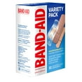 BandAid Brand Adhesive Sterile Bandage Variety Pack, Assorted, 30 ct