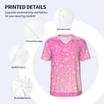 thumbnail image 5 of Rocae Breast Cancer Pink Ribbons Awareness for Breathable Men's Baseball T-Shirt Fashionable Casual Baseball Jersey, Moisture-wicking Sportswear Small, 5 of 9