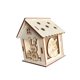thumbnail image 1 of Kit de manualidades para casas de primavera, manualidades de Pascua, decoraciones navideñas, kit de manualidades 3D, casa de conejo para pintar, para, 1 of 4