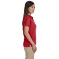 thumbnail image 2 of Harriton M280W Ladies 5 oz. Blend-Tek Polo Red 3XL, 2 of 3