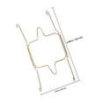 thumbnail image 2 of unbranded 2Ud Invisibles Para Colgar Platos U Resorte En Acero Inoxidable Dorado Para Y Cocina, 2 of 8