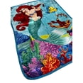 thumbnail image 4 of Seaside Ariel Little Mermaid Extra Soft Plush 60"x80" Twin Size Blanket, 4 of 5