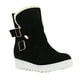 thumbnail image 2 of Botas de nieve Otoño e invierno Punta redonda Moda Botas cortas peludas cálidas Botas de gran tamaño Botas de mujer Wmkox8yii ghj1680, 2 of 7