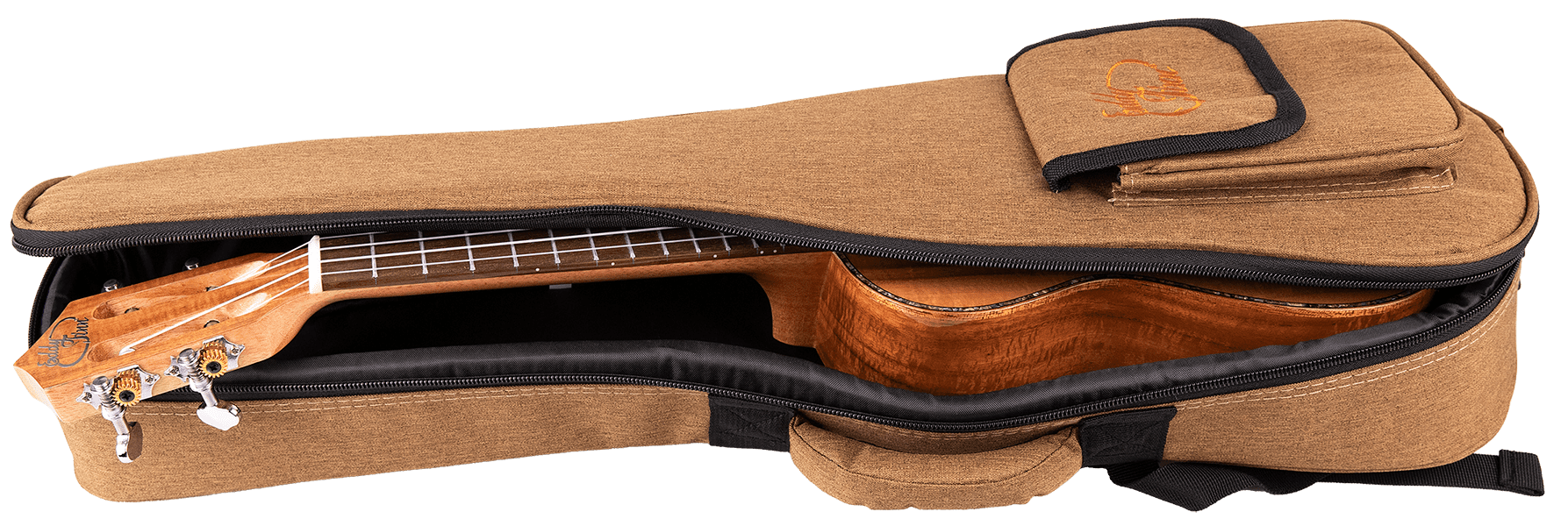 Eddy Finn Expression Series Concert Ukulele with Gig Bag, Koa