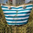 thumbnail image 4 of Bolso de hombro sencillo, moderno, rojo y azul, bolso de mano de gran capacidad, bolso de compras, bolso de playa, 4 of 5