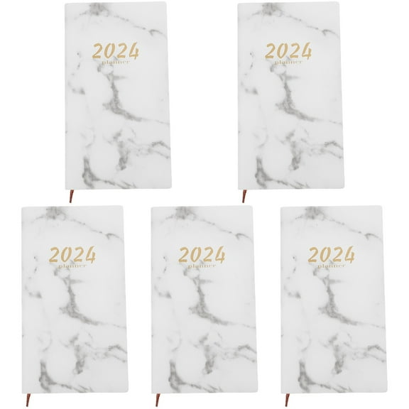 5 Pieces Daily Planner Undated Weekly and Monthly