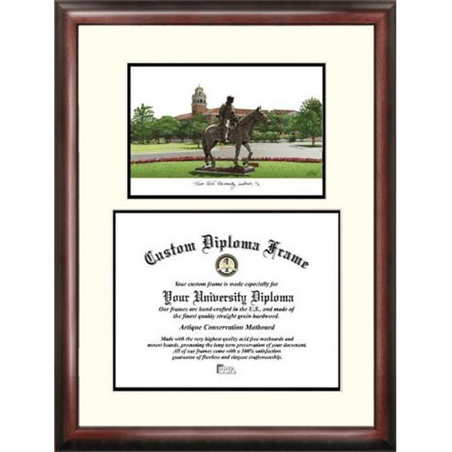 Campusimages TX960LV Texas Tech University Legacy Scholar Diploma Frame