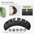 thumbnail image 6 of Cable Management Cord Organizer Kit, Include 10pcs of Self Adhesive Cable Clips & 10 pcs of Fastening Wire Ties for Car PC Computer TV Office Home Computer ( Black), 6 of 9