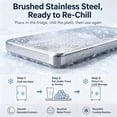 thumbnail image 7 of Reusable 304 Stainless Steel Ice Packs For Lunch Cooler, Long Lasting Quick Freeze Cooling Accessories, Ideal For Camping Hiking Fishing Picnic Outdoor Use, 7 of 7