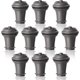 thumbnail image 1 of Vacuum Stoppers - Set of 10 - Gray - for Wine Bottles - Keep Wine Fresh for Up to a Week with Airtight Seal, 1 of 4