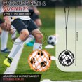 thumbnail image 2 of Uxcell Soccer Ball Kicking Net, Solo Football Ball Kick Net Practice Training Aid Soccer Return Black/Red, 2 of 6