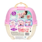 ScruffaLuvs Pet Scruffs Pink, Mystery Plush 7.5 Toy, Wash to Reveal 1 of 3 Rescue Pets: Puppy, Bunny, or Kitty, Includes Deluxe Pet Carrier, Ages 2+
