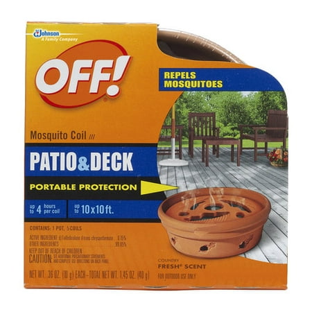 mosquito coil patio repellent deck
