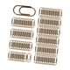 thumbnail image 3 of 100 piezas clips de papel clips clips de estilo vintage suministros de oficina de metal creativo notas clips clasificados para diario de aula Bronce, 3 of 8