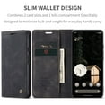 thumbnail image 3 of CaseMe Leather for Google Pixel 10 Pro XL Case, Flip Wallet Leather Case with Card Holder Magnetic Closure Shockproof Kickstand Protective Phone Cases Cover for Google Pixel 10 Pro XL,Black, 3 of 12
