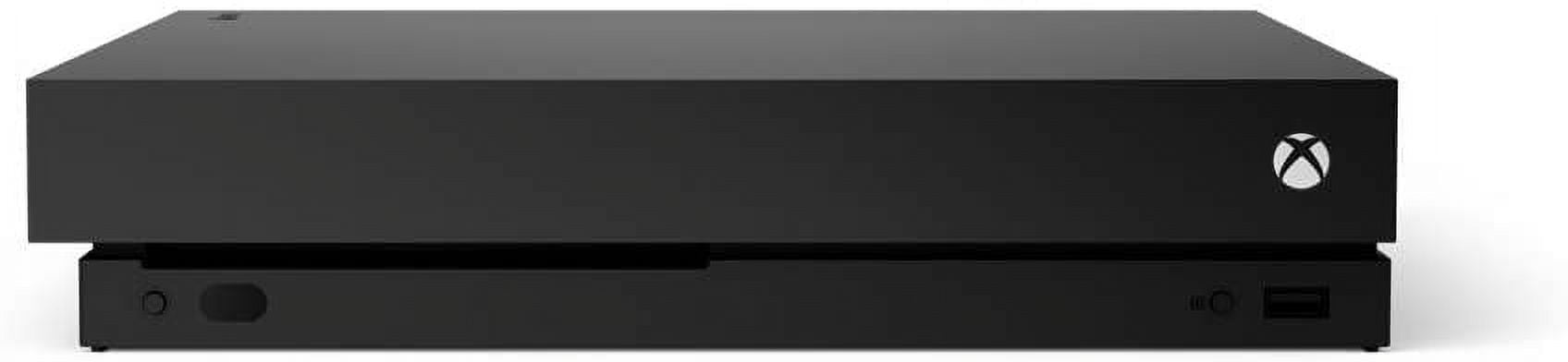 Restored Microsoft Xbox One X 1TB, 4K Ultra HD Gaming Console, Black (Refurbished)