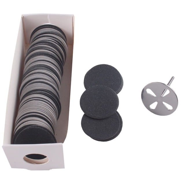 Raspador para Pies MZCMSL Discos de Lija 25 mm Grano 240 (100 uds)