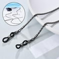 thumbnail image 3 of Chic Chain Hanging Rope Retainer for Women Alloy Cord String , Black, 3 of 7