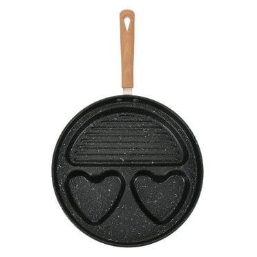 unbranded  Omelet Pan Pot Pancake Heating Healthy Nonstick Egg Cooking Pans Skillet Induction Griddle Black