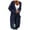 C-Navy8, variant on DHFJKG Women's Solid Color Sweater Coat Loose Fit Knit Cardigan With Knit Knee-Length Long Sleeve With Pockets Classic Jackets