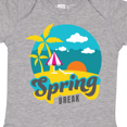 thumbnail image 3 of Inktastic Spring Break with Beach and Palm Trees Boys or Girls Baby Bodysuit, 3 of 4