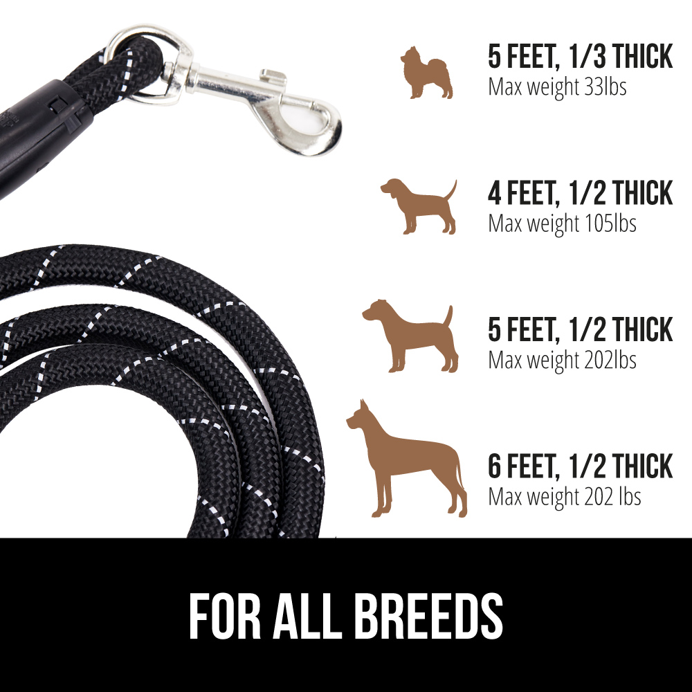 Gorilla Grip Heavy Duty Dog Leash with Waste Bag Dispenser photo 6