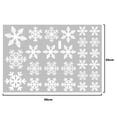 thumbnail image 2 of Party Electrostatic Snowflake Stickers, Fluorescent Glow Sticker, Window Christmas Decorations, 2 of 5