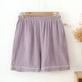 thumbnail image 2 of Women Pajama Shorts Casual Comfy Lounge Bottom with Pockets Sleepwear Pj Bottoms Sleep Shorts for Women, 2 of 7