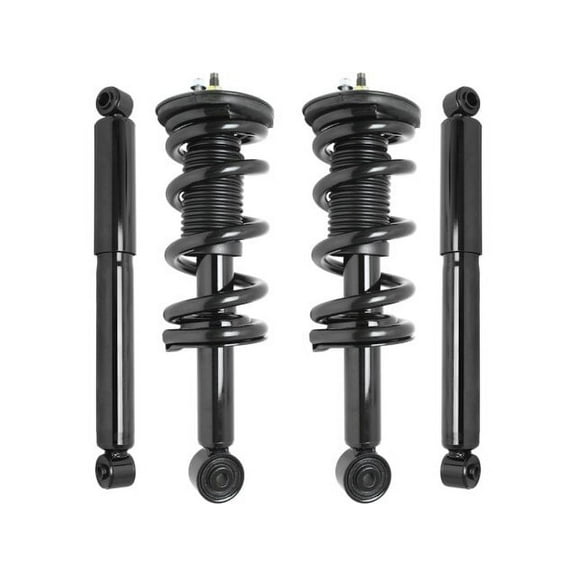 Front and Rear Suspension Strut and Shock Absorber Assembly Kit - Compatible with 2012 - 2019 Nissan NV3500 2013 2014 2015 2016 2017 2018