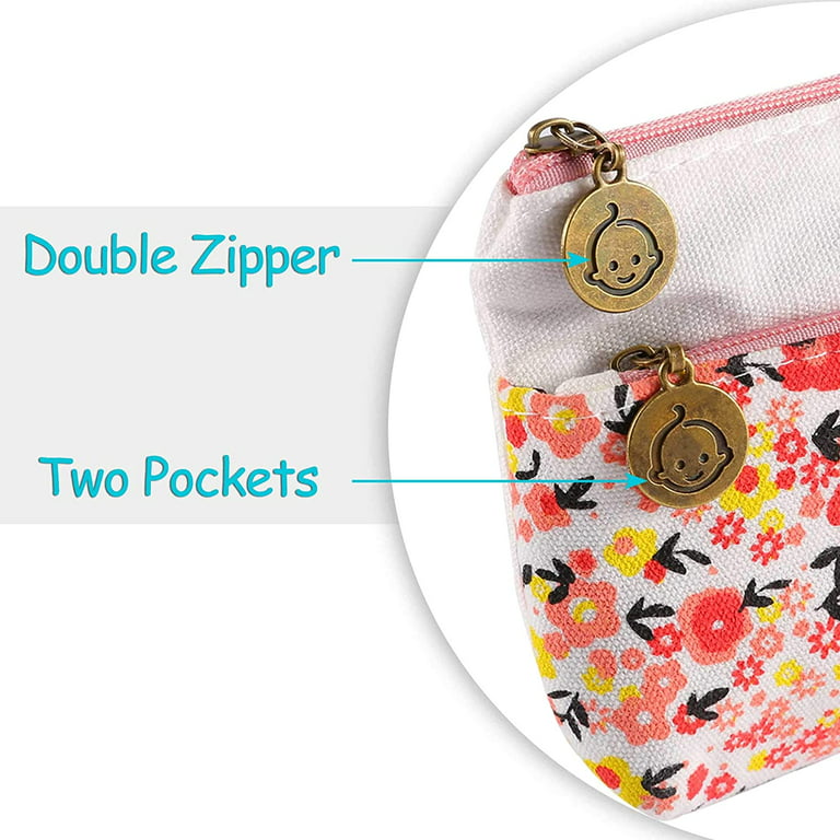 1 Pcs Fashion Mini Retro Flower Floral Lace Pencil Shape Pen Bag Make Up  Bag Zipper Pouch Purse