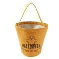 thumbnail image 1 of Seau de Rangement Alimentaire Halloween pour Bonbons en Toile Citrouille Réutilisable Portable Multifonction Meilleur Cadeau de Fête Halloween, 1 of 7