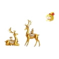 thumbnail image 1 of Figuras De Resina De Ciervo Y Serpiente, Esculturas únicas De Reno, Alce Y Serpiente De Dibujos Animados Para Estantería, Escritorio, Mesa, Oficina, Dormitorio, Decoración, Regalo., 1 of 8